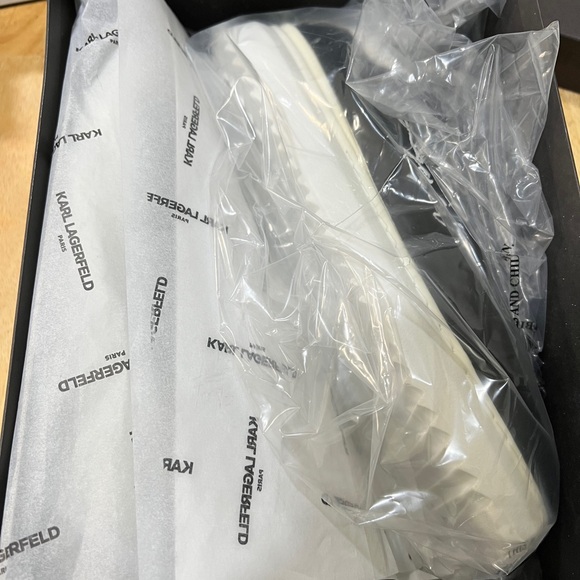 Karl Lagerfeld Paris Men\'s Slip On Sneakers BNIB READ DESCRIPTION main image 4